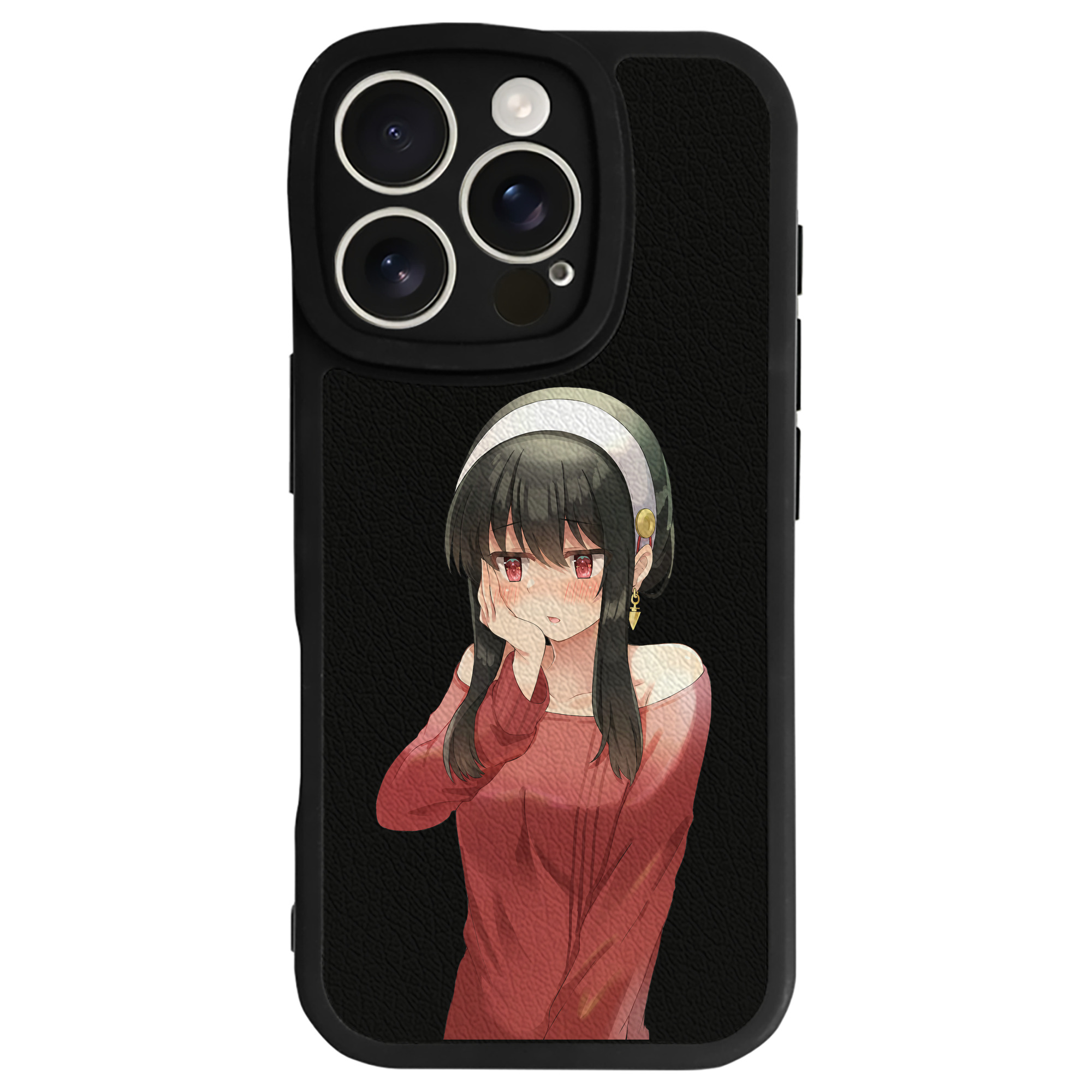 （画像用） SPY×FAMILY间谍家家酒 【iPhone 16シリーズ対応】シリコンスマホケース（レザー調） 材質：シリコン